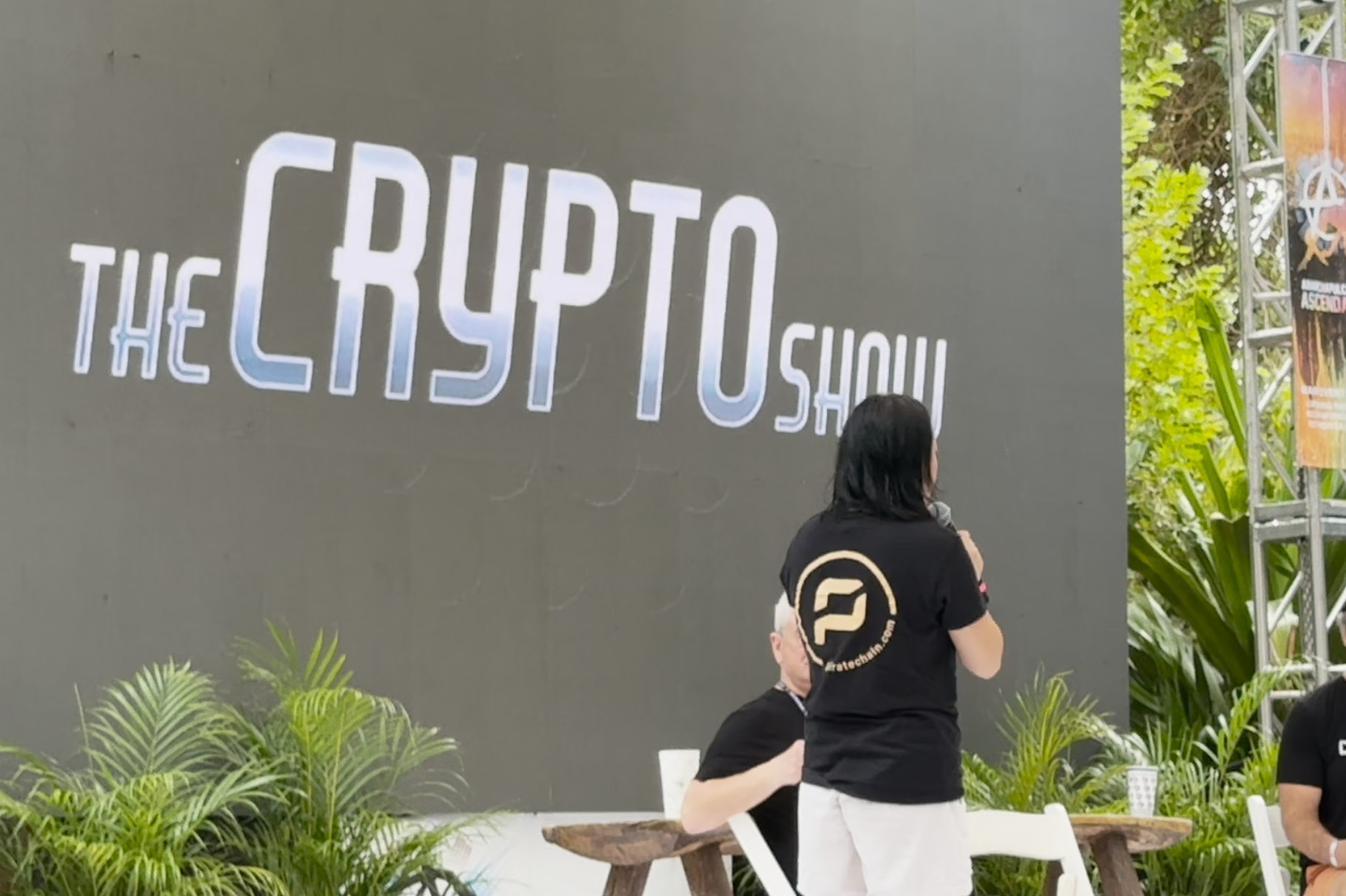 Crypto Show recording in Acapulco