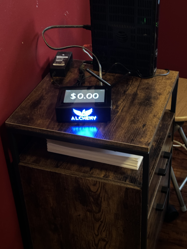 First test user up and running and making profit